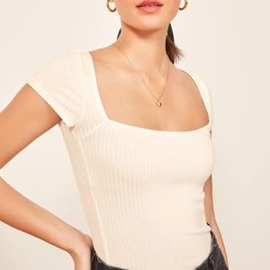 Reformation Bardot Top